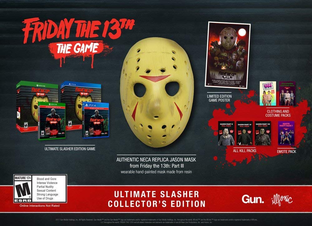 Friday the 13th: The Game ganhará edições especiais com máscara de Jason