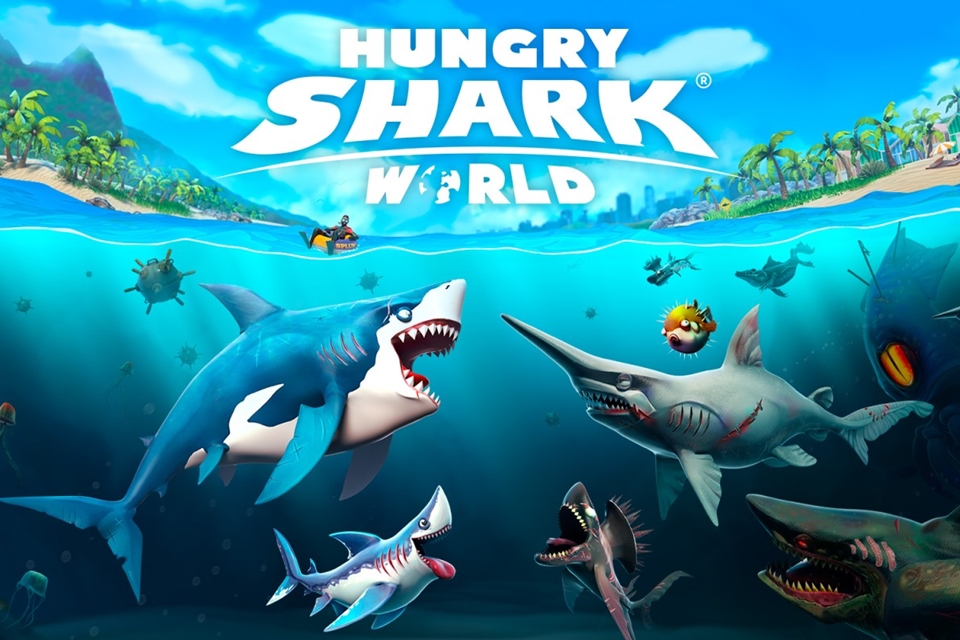 Hungry Shark World, da Ubisoft, está disponível para PS4, Xbox One e Swich