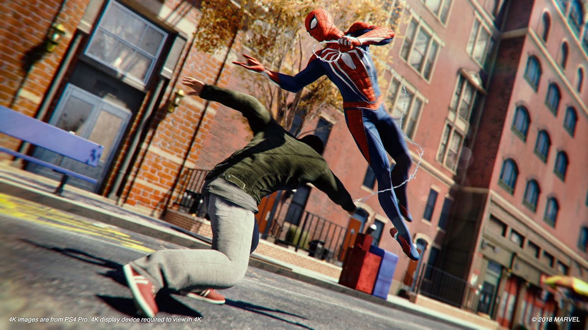 Spider-Man ganha novas imagens do herói em ação capturadas no PS4 Pro