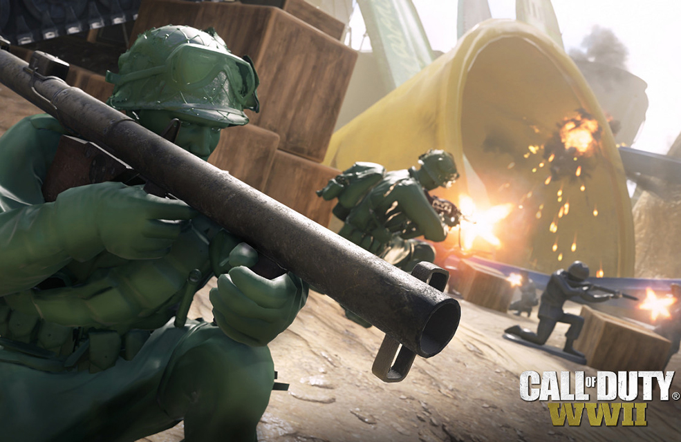 Novo trailer de Call of Duty WWII mostra soldados de guerra de brinquedo