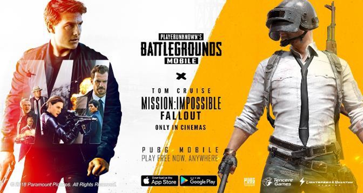 Parceria entre PUBG Mobile e o novo Missão Impossível traz itens e modos