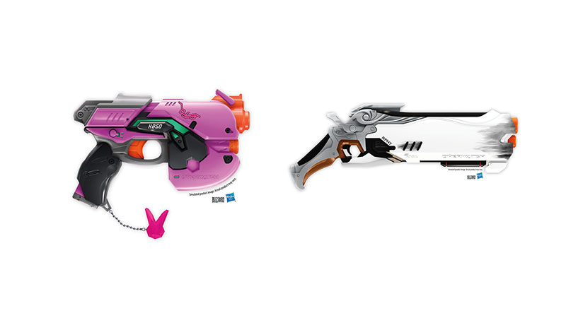 Armas D.Va e Reaper, de Overwatch, ganharão versões Nerf em 2019