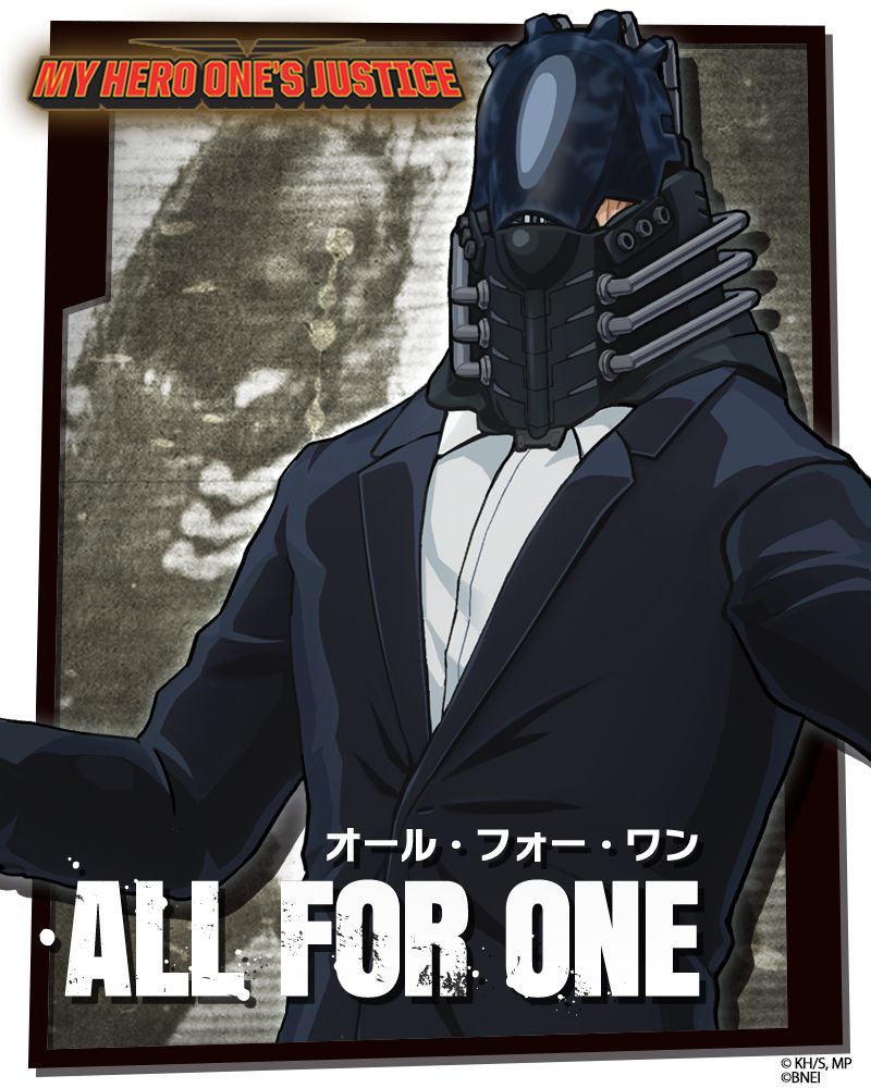 All for One estrela em novas imagens de My Hero Academia: One’s Justice