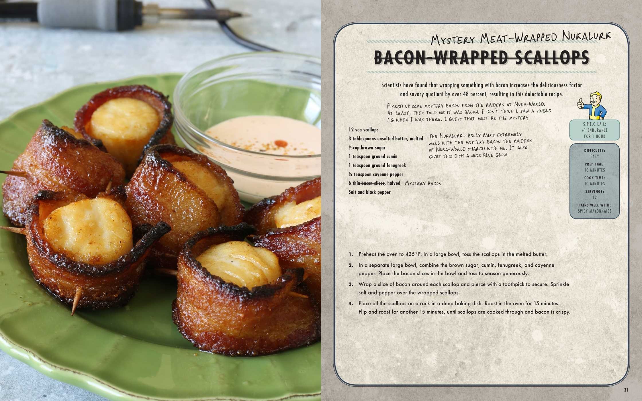 Livro de receitas de Fallout traz receitas deliciosas e não-radioativas