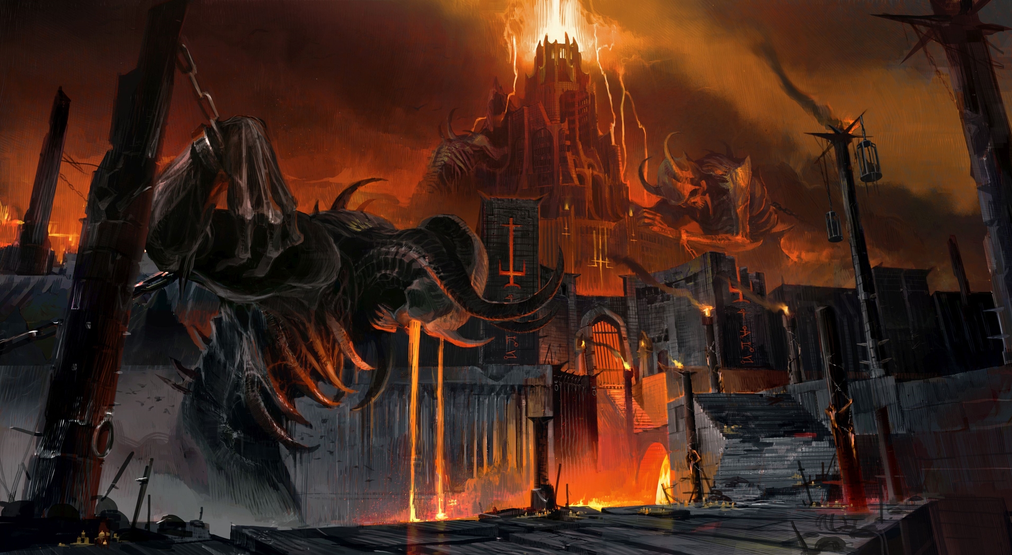 Diretamente do inferno, DOOM Eternal ganha imagens de cair o queixo
