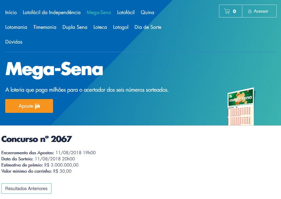 primeira aposta gratis