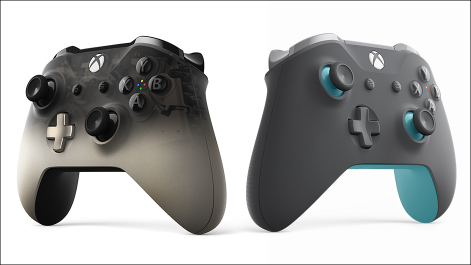Lindíssimos! Confira os controles Grey/Blue e Phantom Black de Xbox One