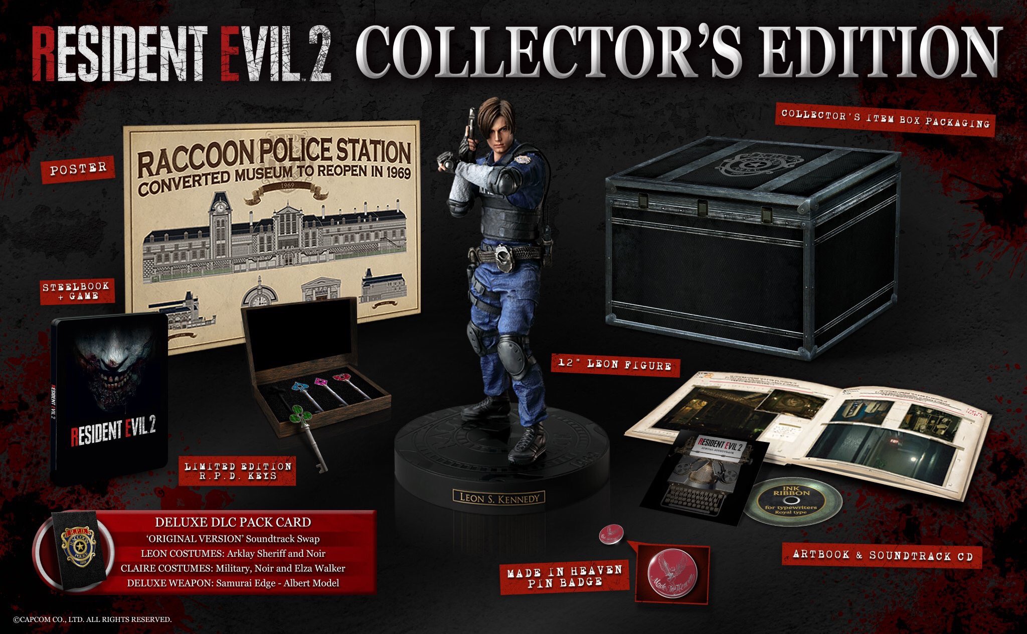 Edição de colecionador europeia de Resident Evil 2 é ainda mais incrível