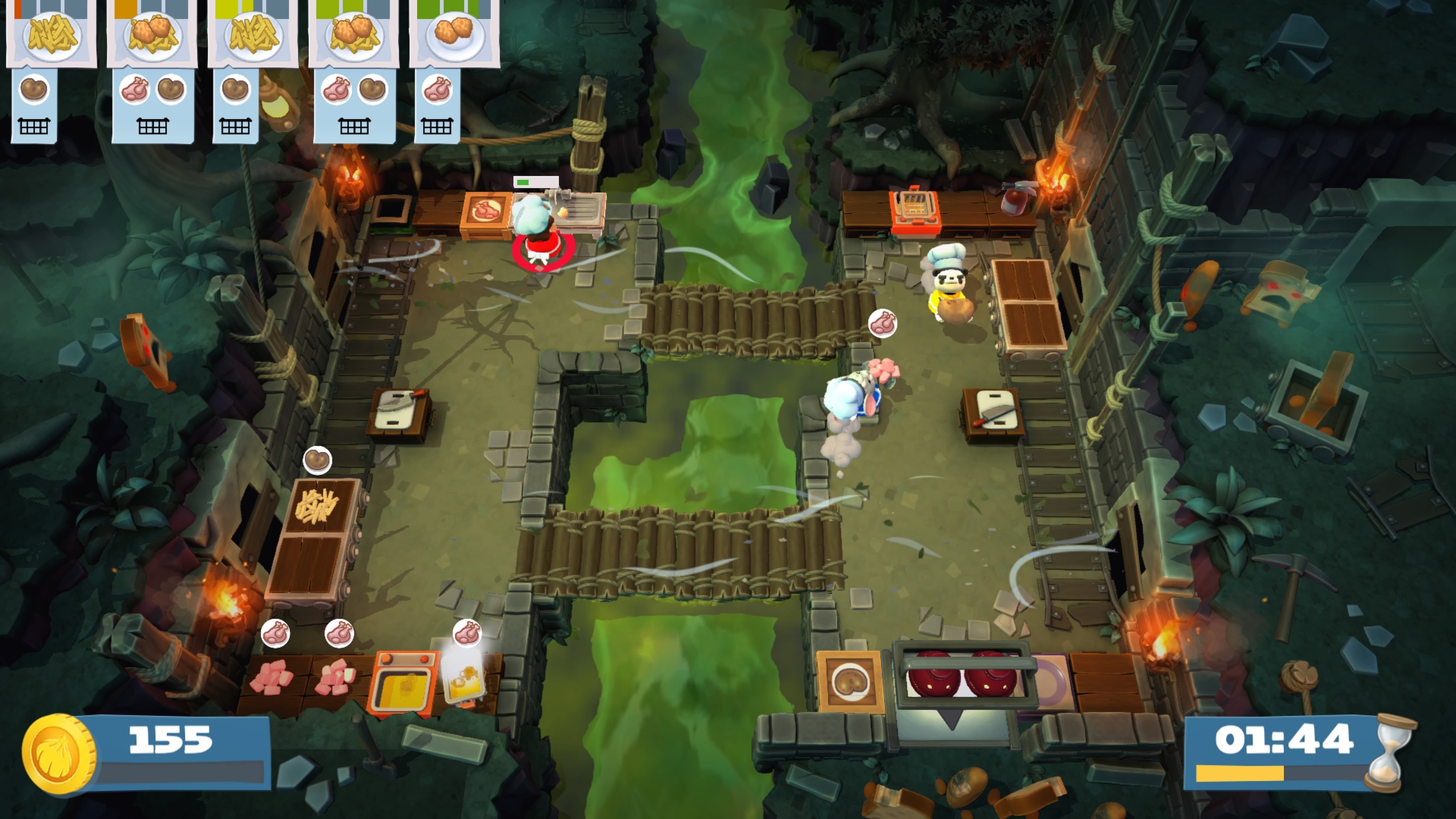 Overcooked 2 traz um prato familiar, mas é recheado e temperado de diversão