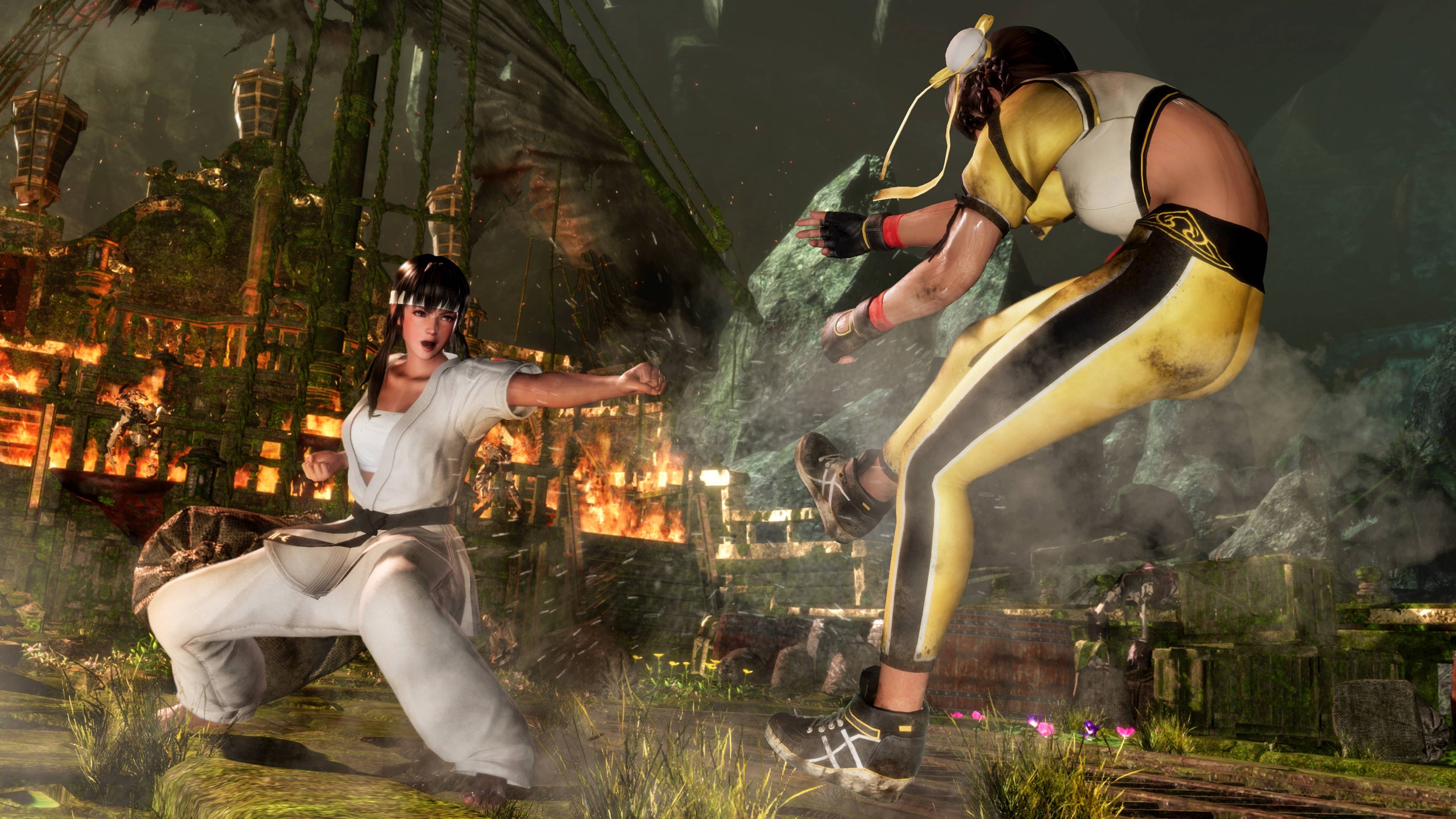 Dead or Alive recebe Hitomi, Leifang e novo cenário com um Kraken