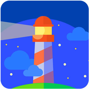 Logo Lighthouse Ícone Logo Lighthouse Ícone
