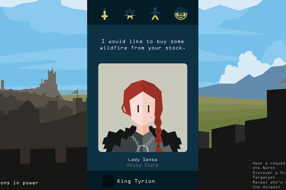 Reigns traz suas decisões estilo Tinder para o mundo de Game of Thrones