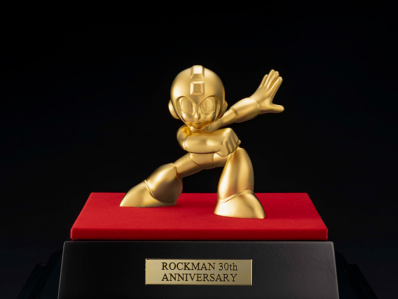 Estátua de ouro de aniversário de Mega Man custa “só” R$ 89 mil 31165906441206
