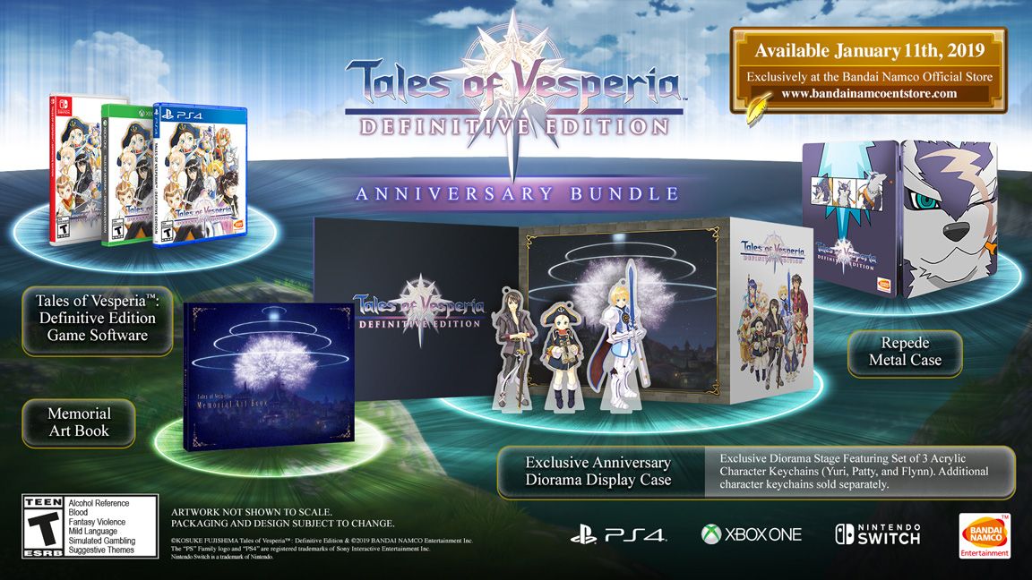 Tales of Vesperia: Definitive Edition ganhará duas versões de colecionador
