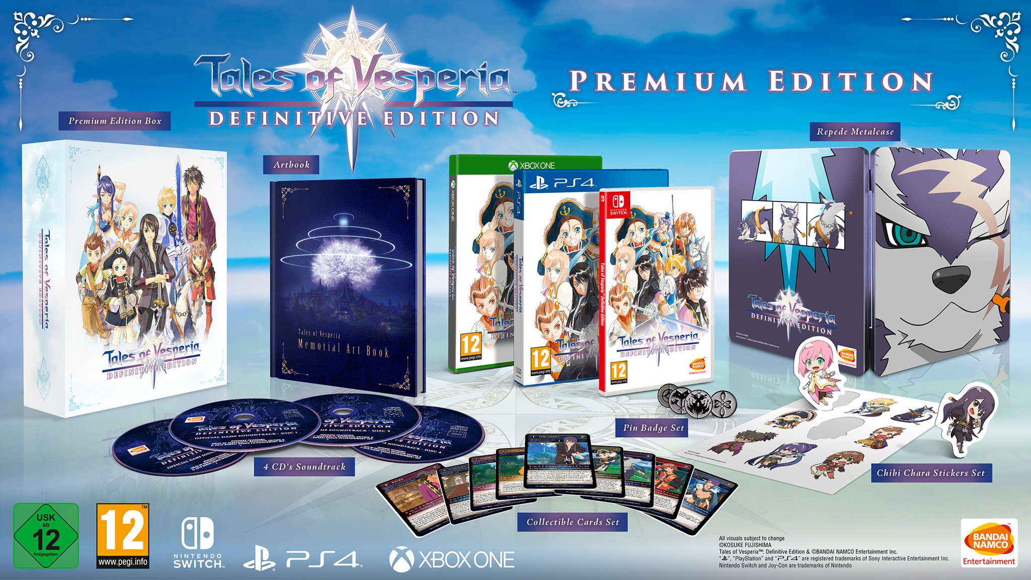 Tales of Vesperia: Definitive Edition ganhará duas versões de colecionador