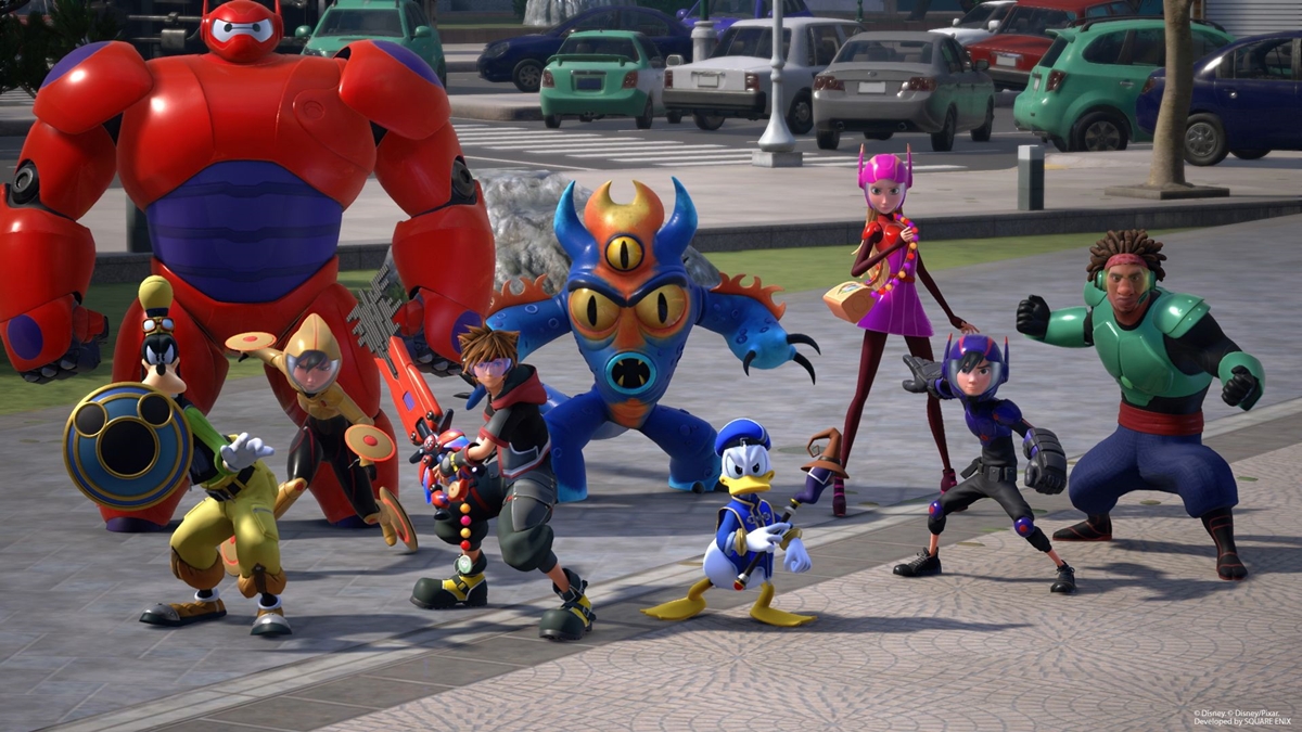 Kingdom Hearts 3 ganha novas imagens recheadas de personagens e ação