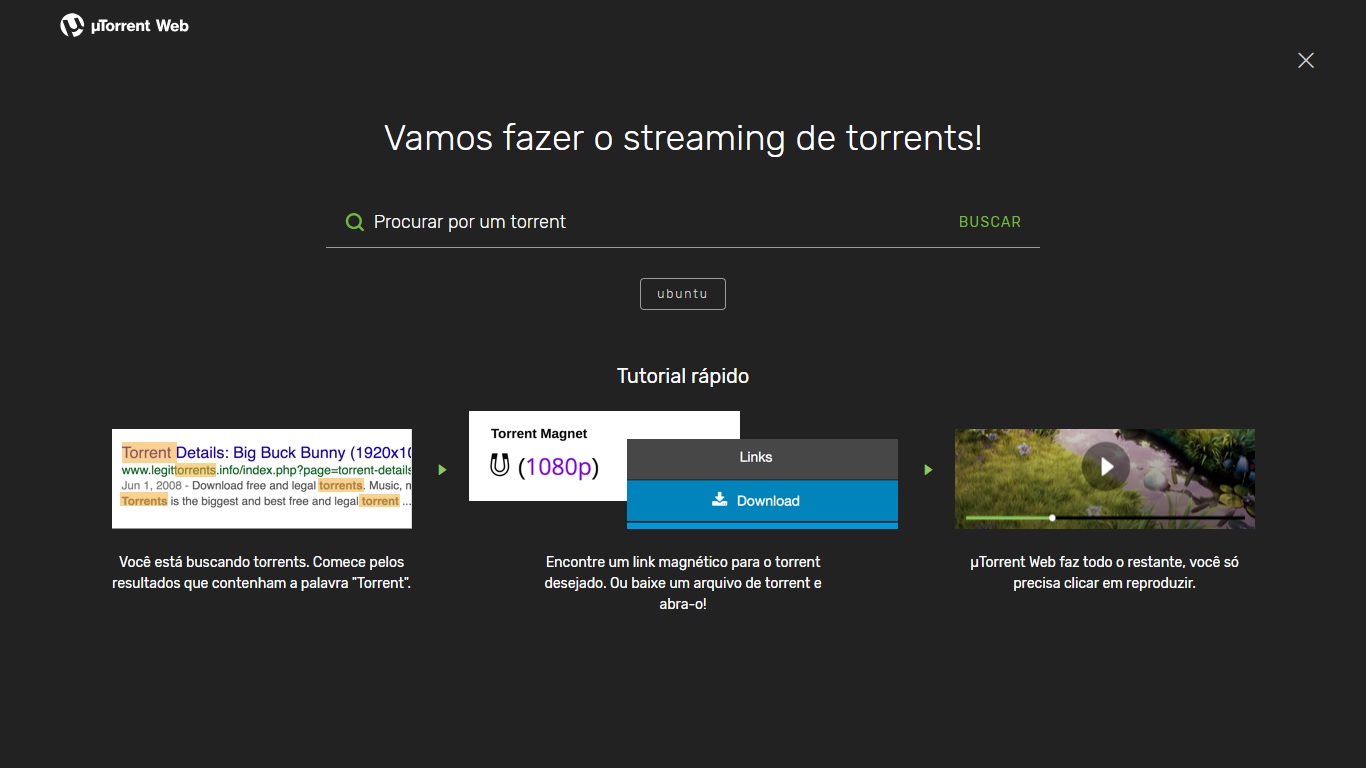 uTorrent Web - Imagem 1 do software