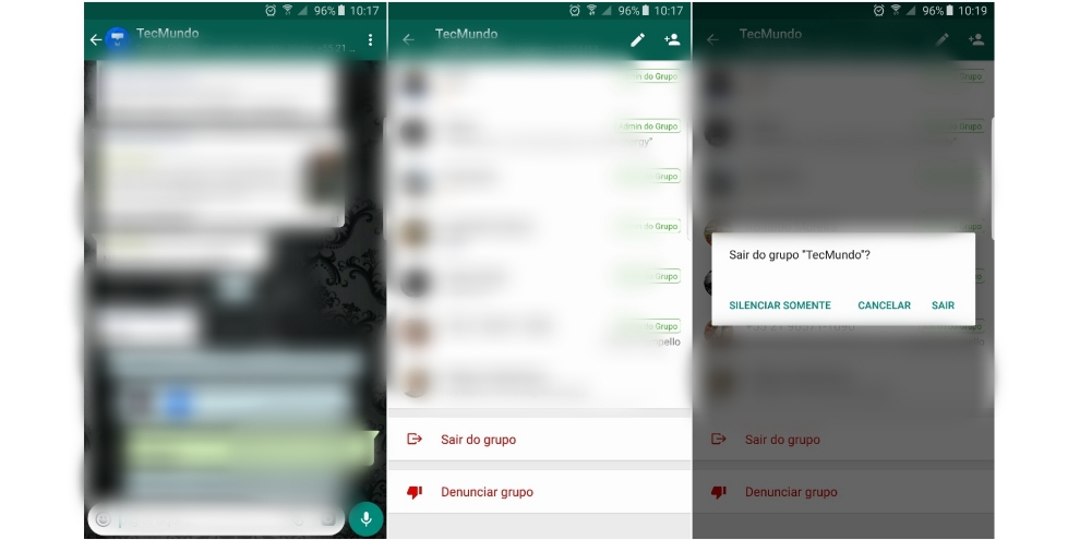 Como Sair De Um Grupo No Whatsapp E Impedir Que Te Adicionem Novamente Tecmundo 4688