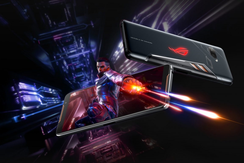 download the official background image on the asus rog phone