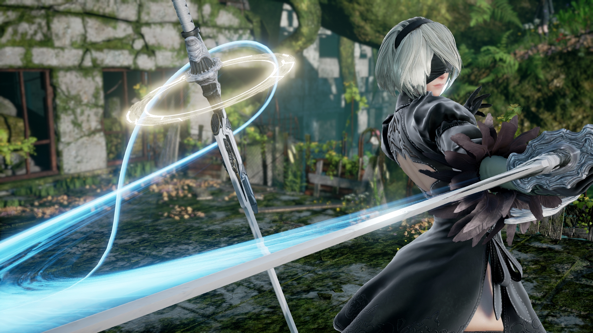2B, de NieR: Automata, ganha diversas novas imagens em SoulCalibur VI