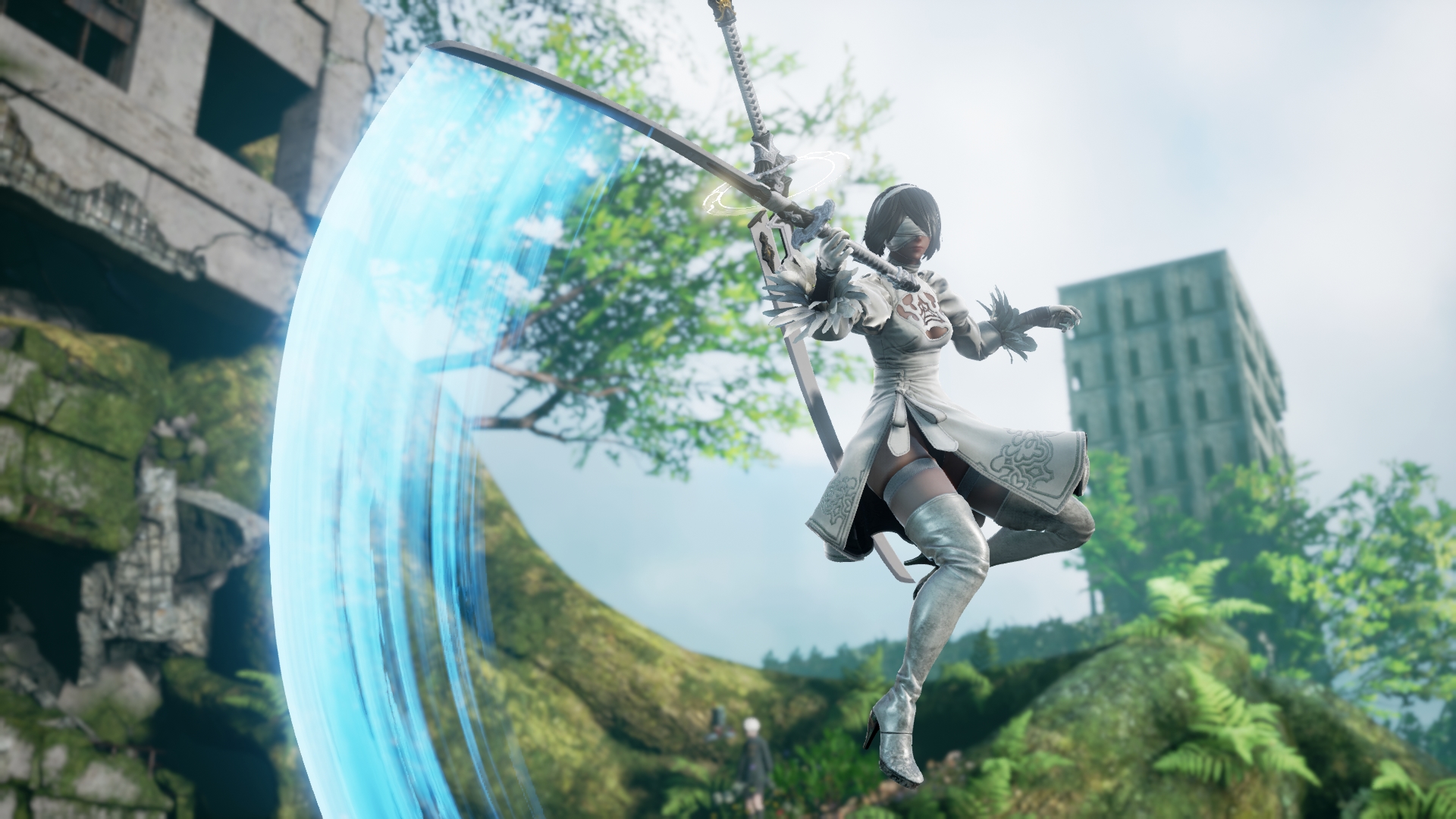 2B, de NieR: Automata, ganha diversas novas imagens em SoulCalibur VI
