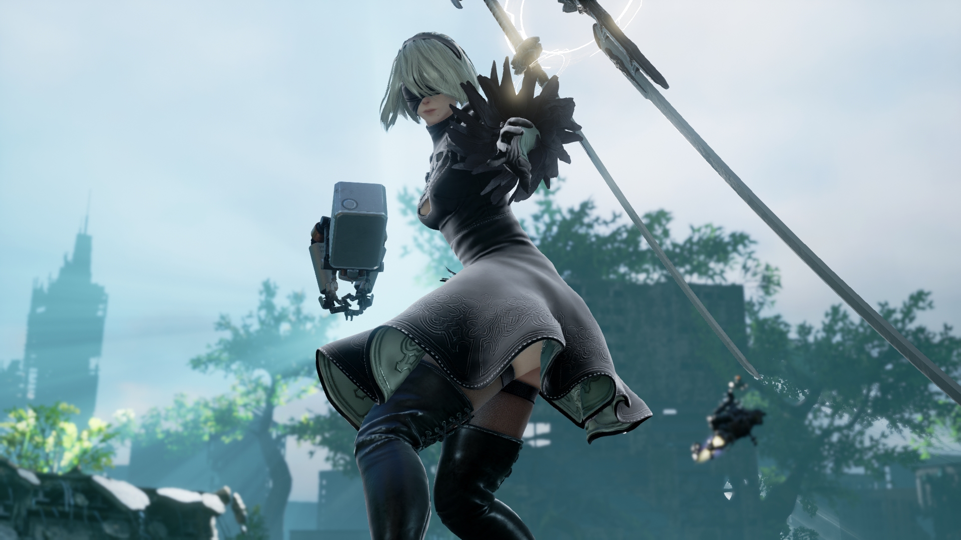 2B, de NieR: Automata, ganha diversas novas imagens em SoulCalibur VI