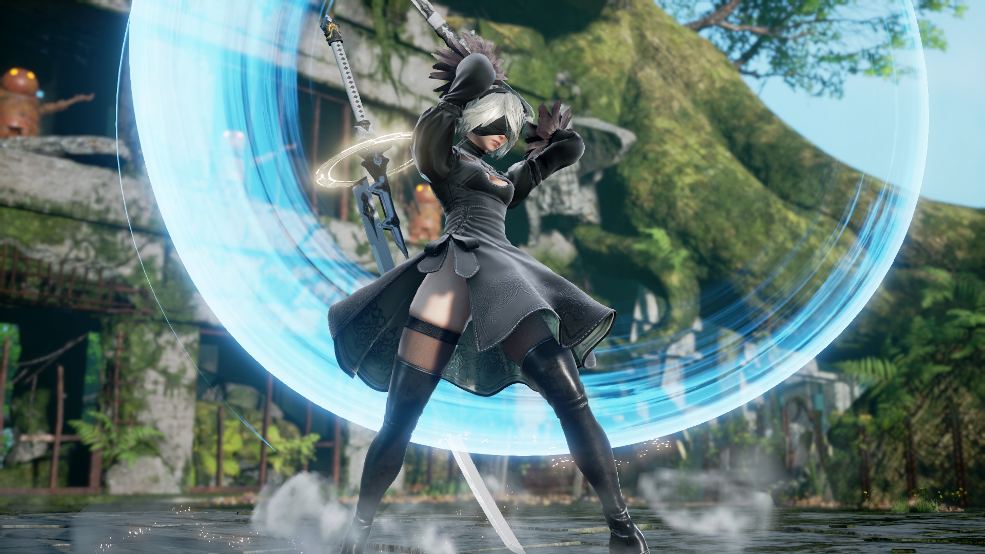 2B, de NieR: Automata, ganha diversas novas imagens em SoulCalibur VI