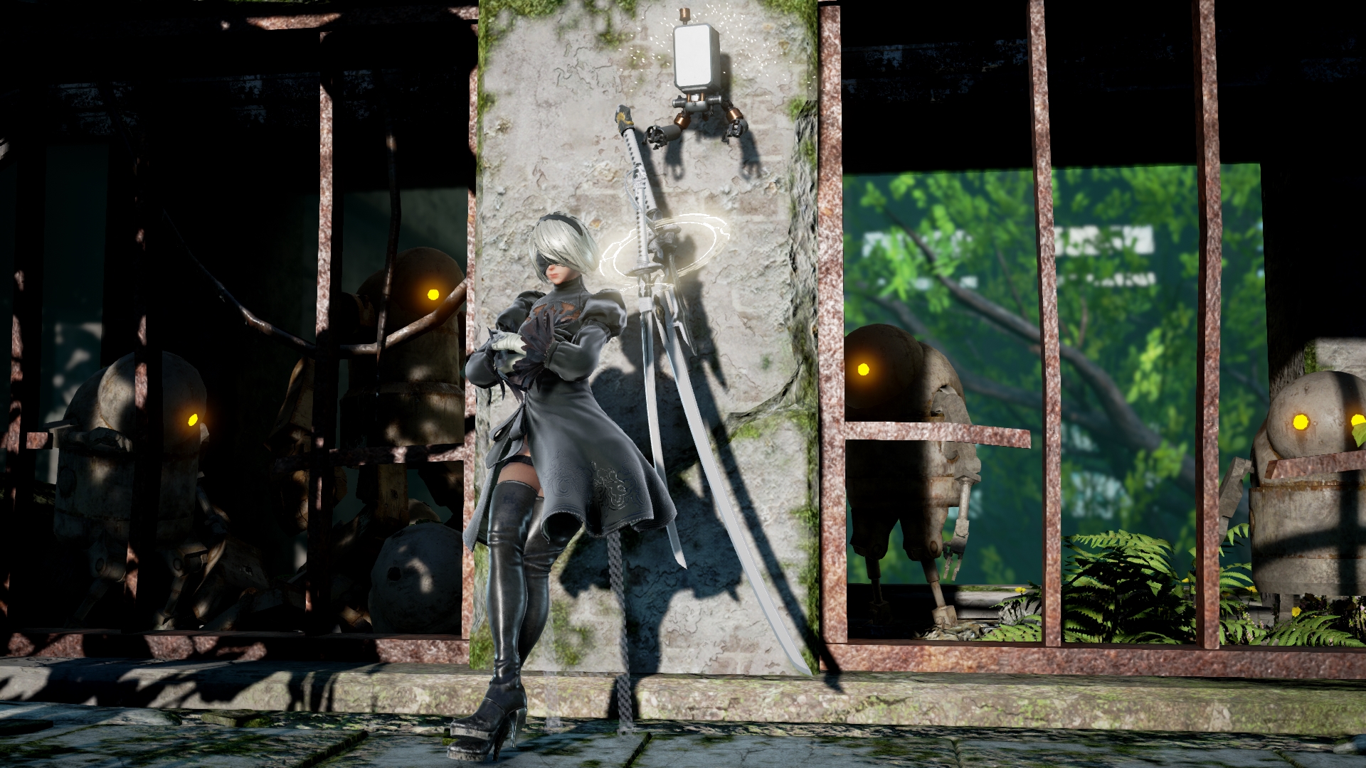 2B, de NieR: Automata, ganha diversas novas imagens em SoulCalibur VI