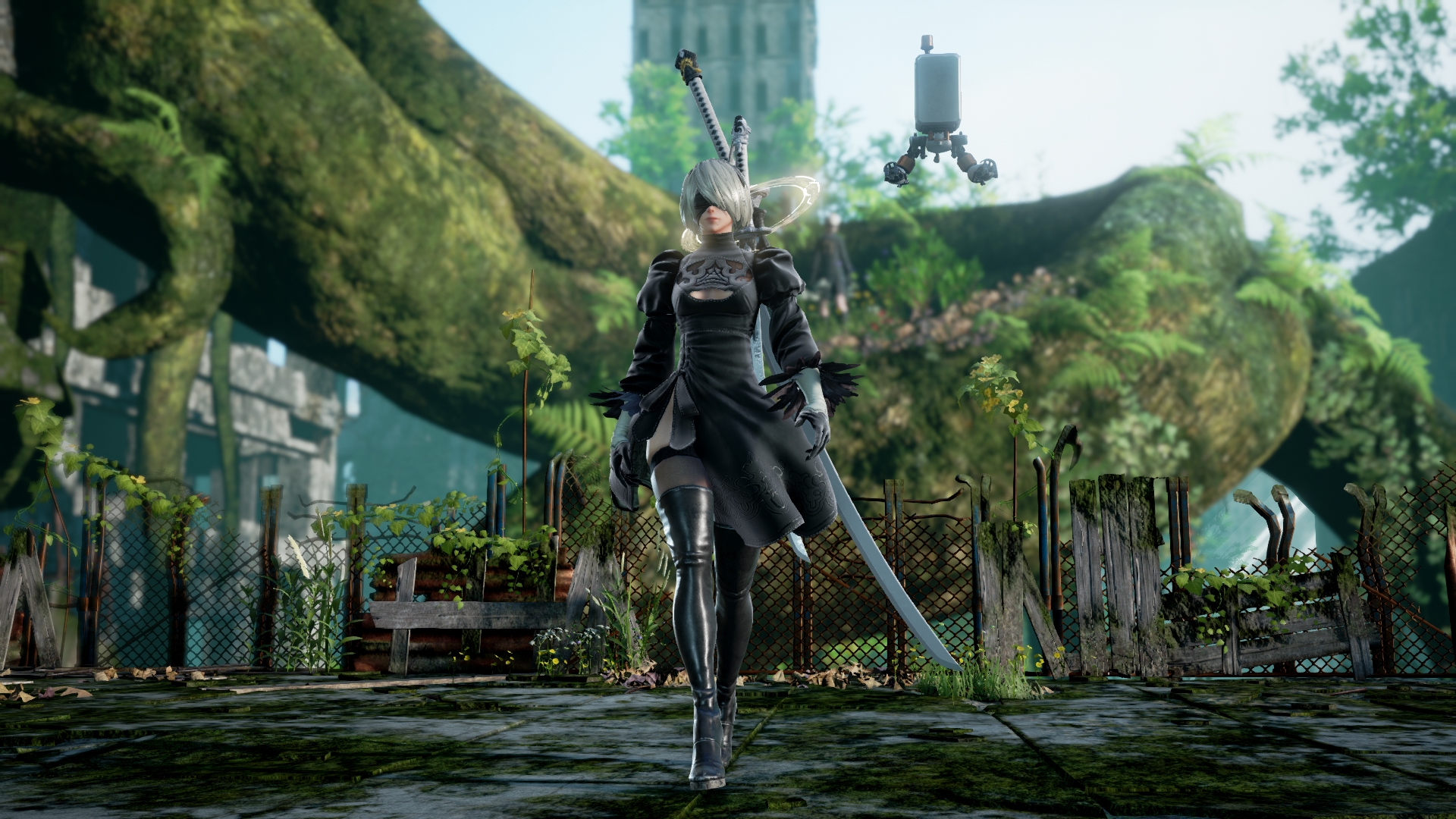 2B, de NieR: Automata, ganha diversas novas imagens em SoulCalibur VI