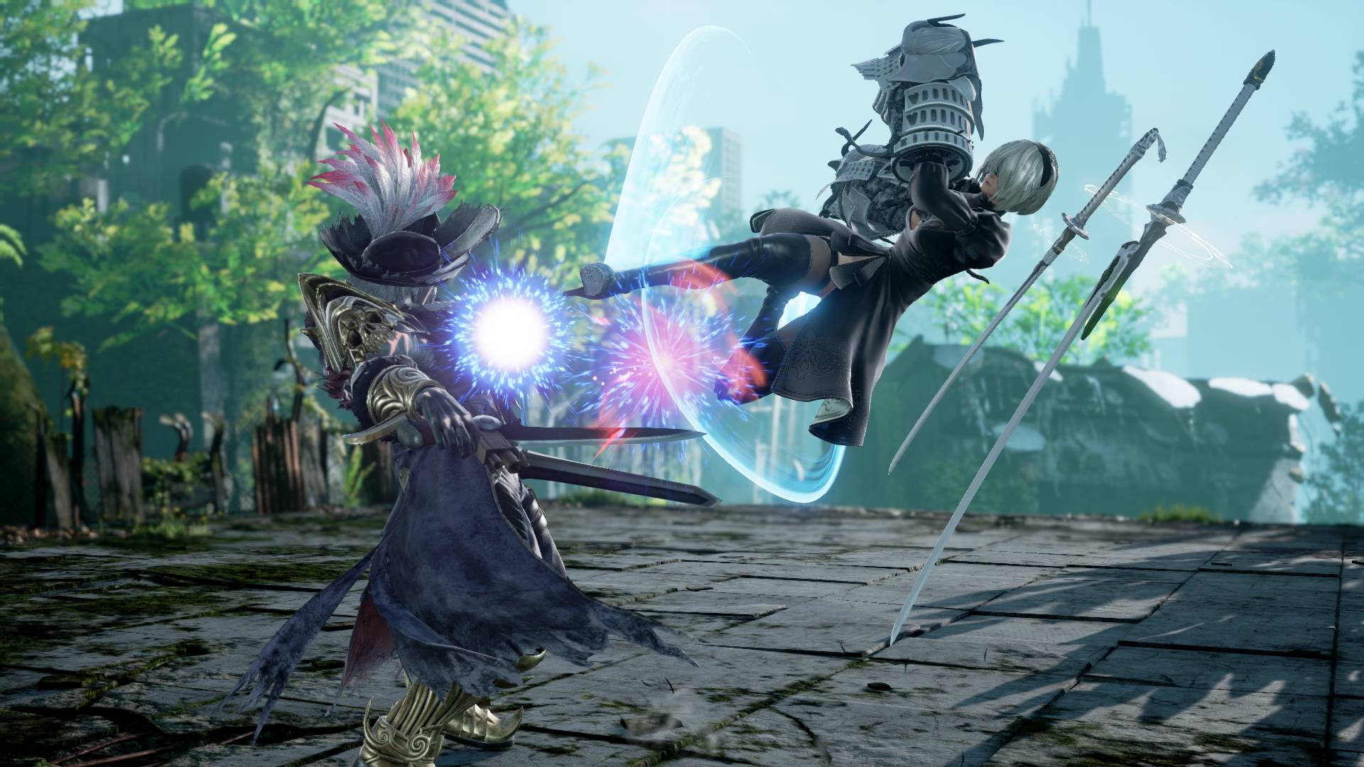 2B, de NieR: Automata, ganha diversas novas imagens em SoulCalibur VI