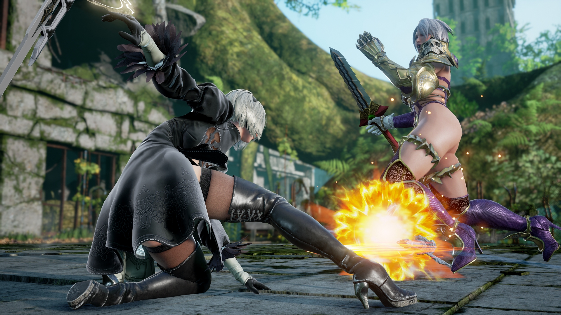 2B, de NieR: Automata, ganha diversas novas imagens em SoulCalibur VI