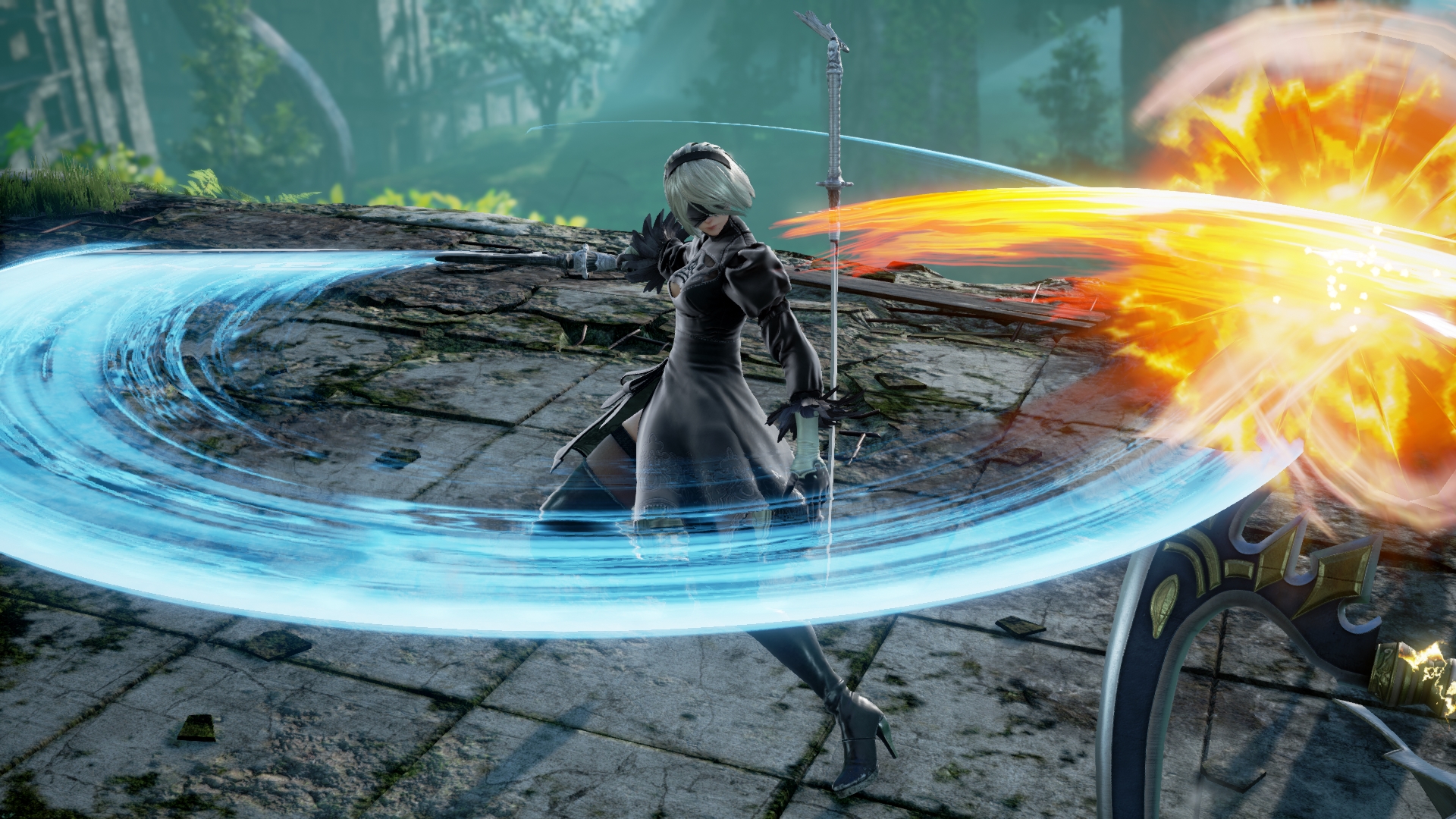 2B, de NieR: Automata, ganha diversas novas imagens em SoulCalibur VI