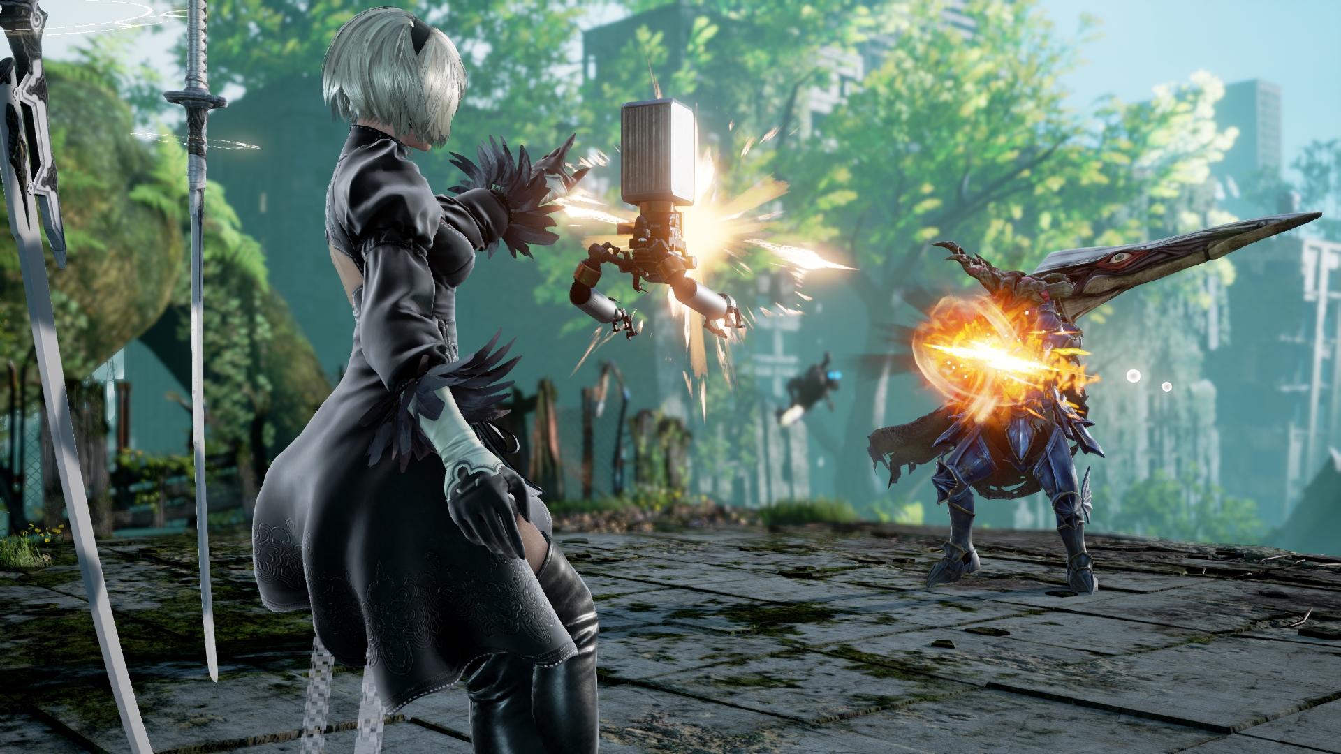 2B, de NieR: Automata, ganha diversas novas imagens em SoulCalibur VI