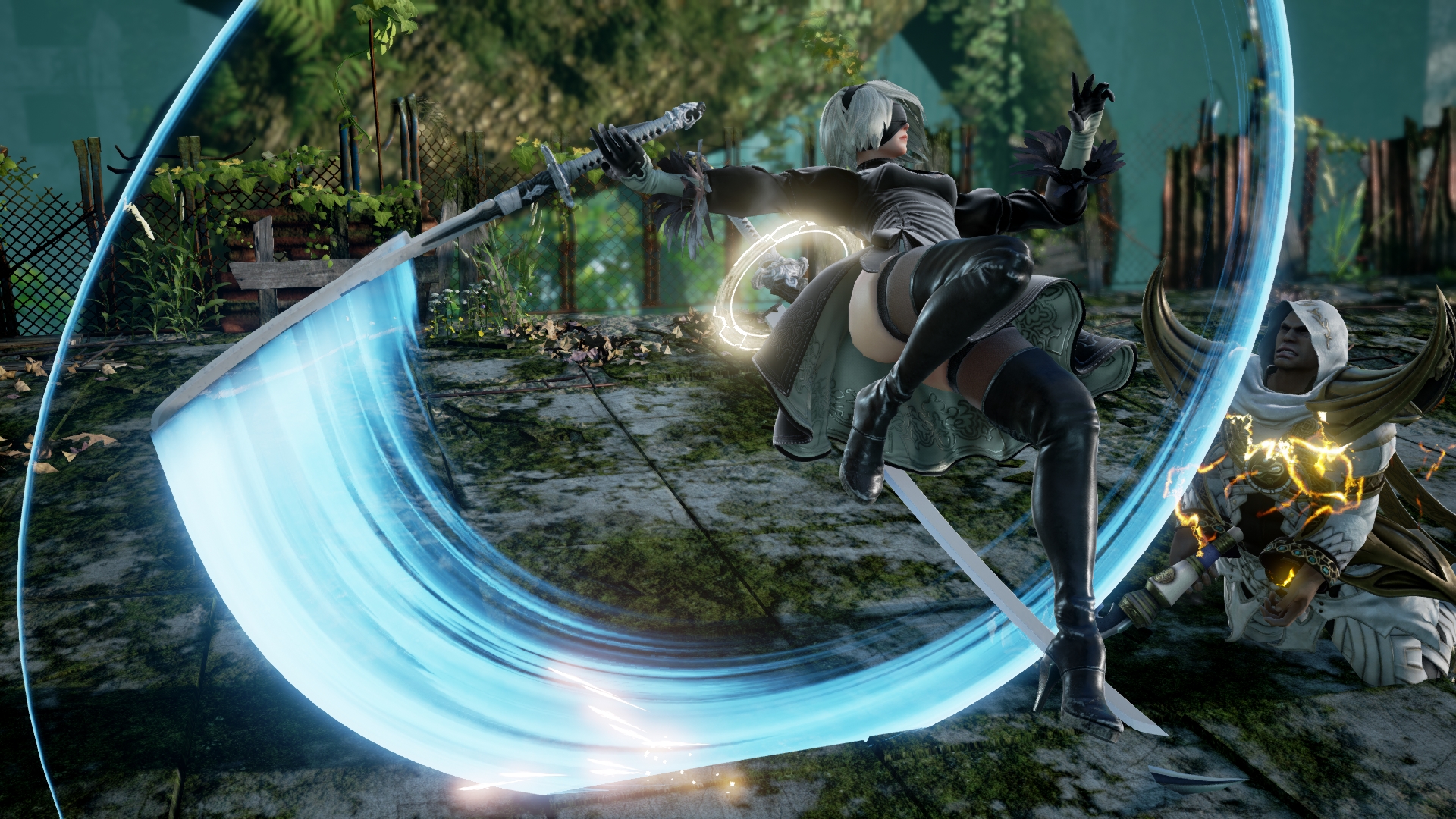 2B, de NieR: Automata, ganha diversas novas imagens em SoulCalibur VI