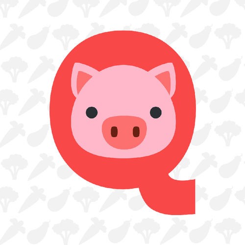 Logo Quit Meat Ícone Logo Quit Meat Ícone