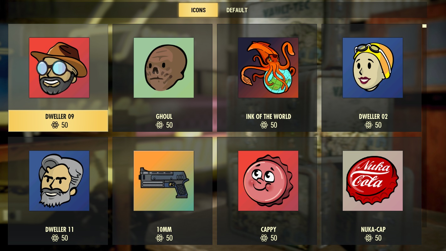 Veja alguns dos itens que poderão ser comprados com Atoms em Fallout 76