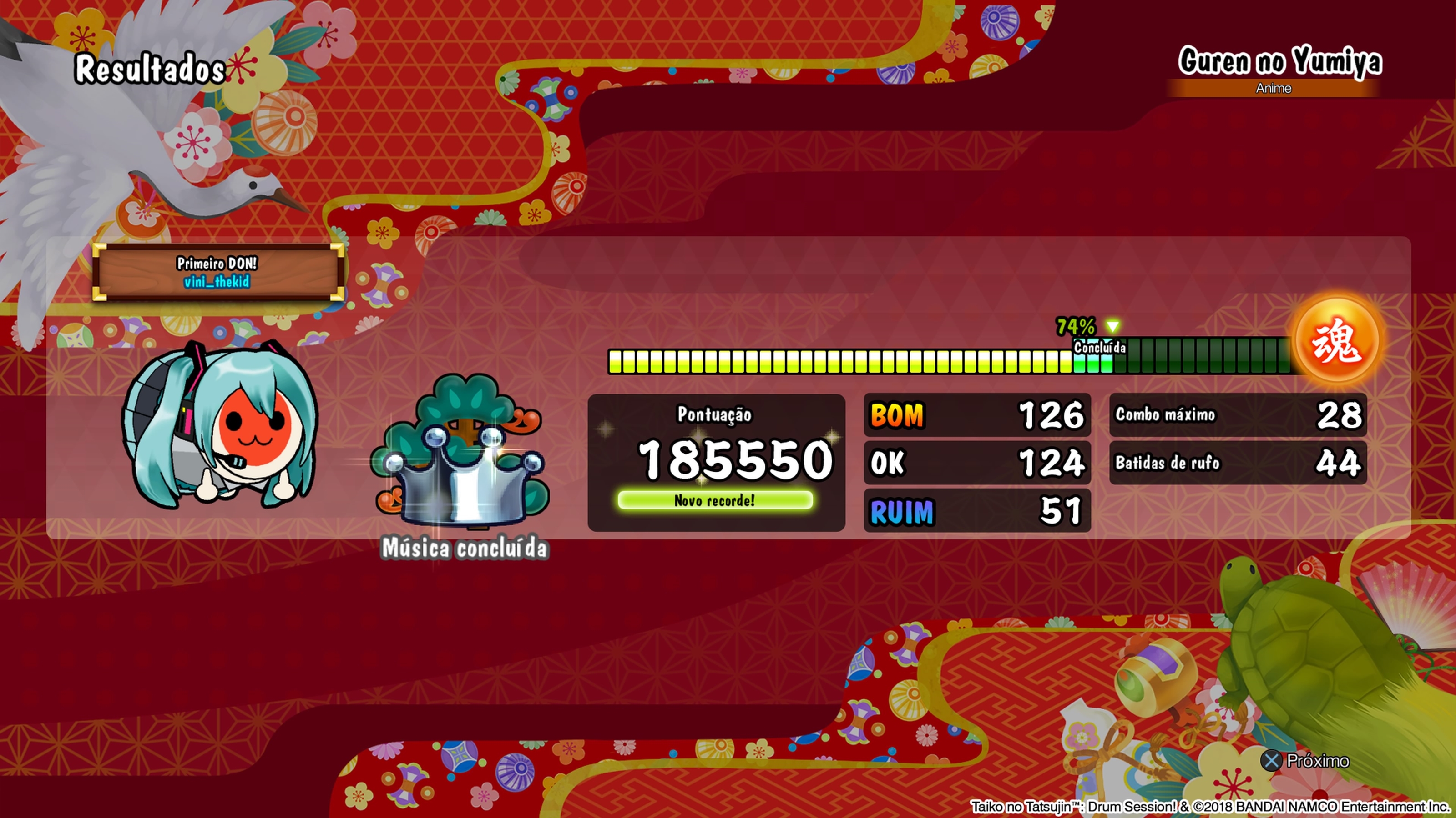Taiko no Tatsujin: Drum ‘N’ Fun é simples, mas traz grande dose de diversão