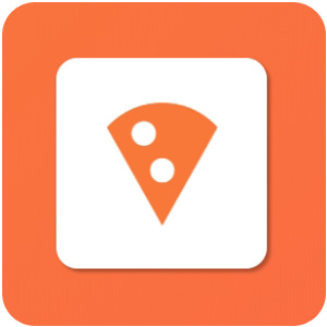 Logo Pizza Space Ícone Logo Pizza Space Ícone
