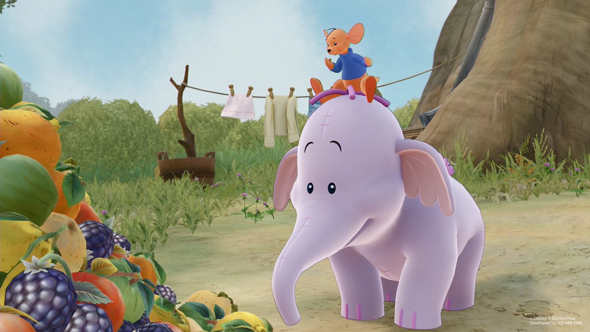 Kingdom Hearts 3 ganha novas imagens com Ursinho Pooh e 100 Acre Wood
