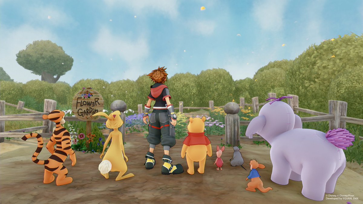 Kingdom Hearts 3 ganha novas imagens com Ursinho Pooh e 100 Acre Wood