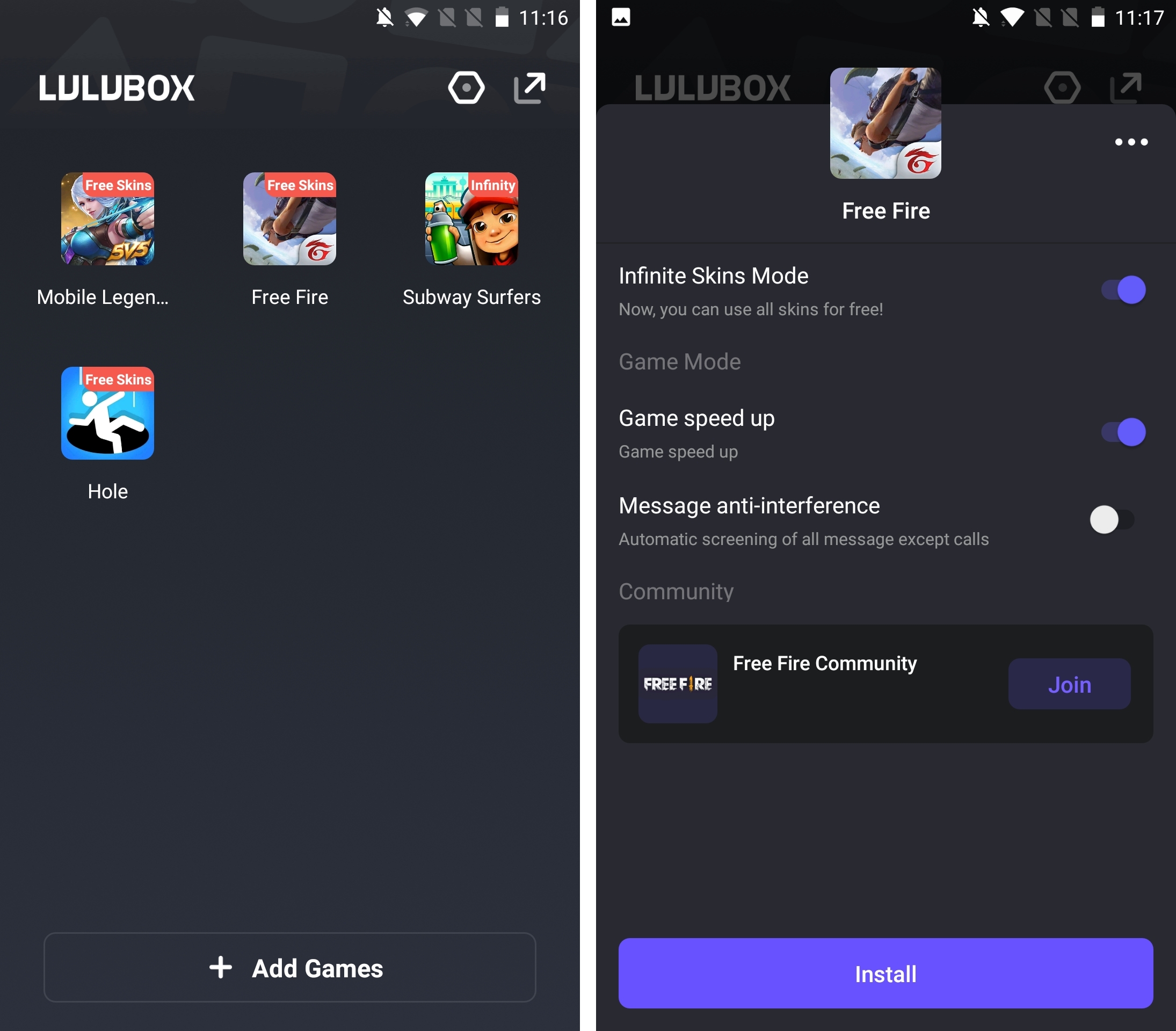 Lulubox Download Para Android Gratis - como fazer hack de atravessar parede no roblox