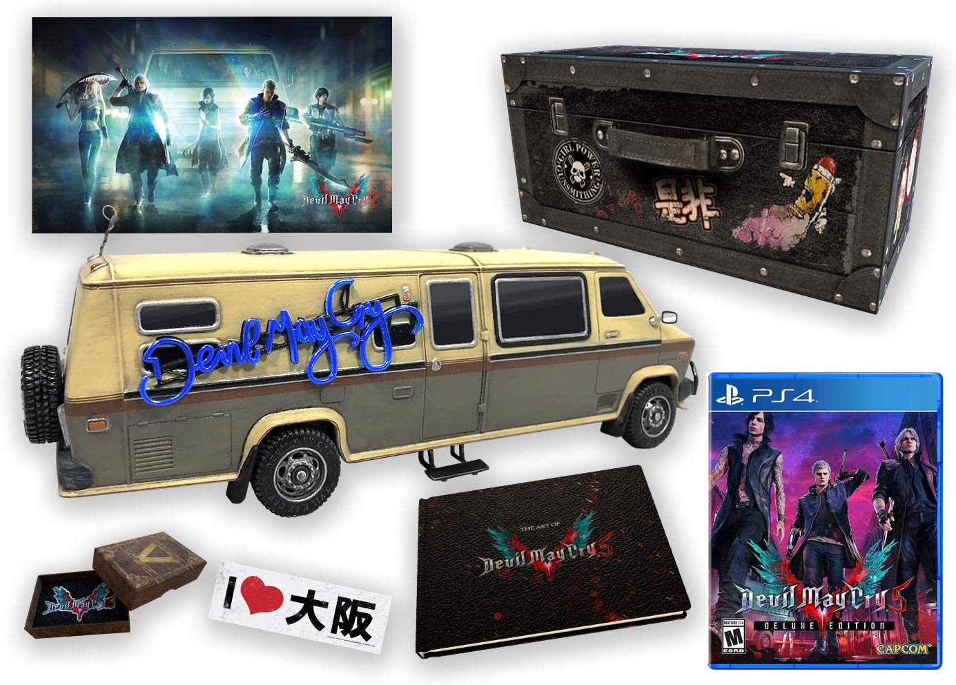 Versão de colecionador de Devil May Cry 5 vem com van incrível e extras