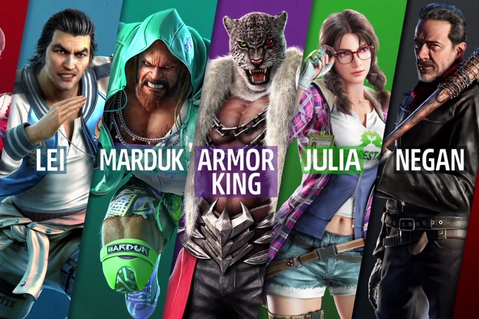 Armor King, Marduk e Julia se juntam ao elenco de Tekken 7