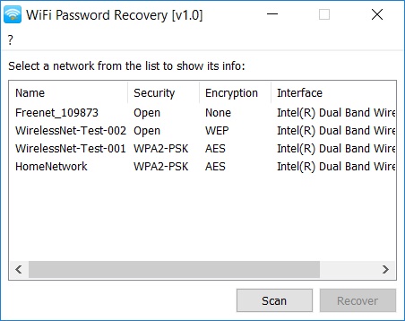 wifi password recovery windows 7