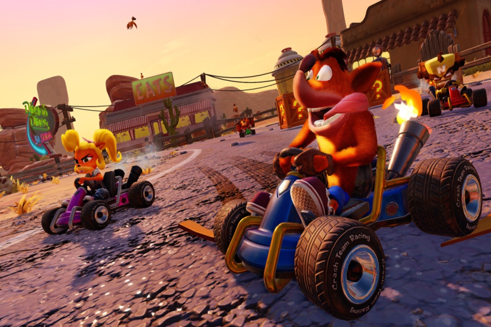 Crash Team Racing Nitro-Fueled comparado ao original; confira