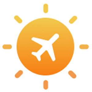 Logo Jetset Weather Ícone Logo Jetset Weather Ícone