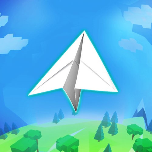 Logo Paper Plane Planet Ícone Logo Paper Plane Planet Ícone