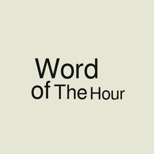 Logo Word of the Hour Ícone Logo Word of the Hour Ícone