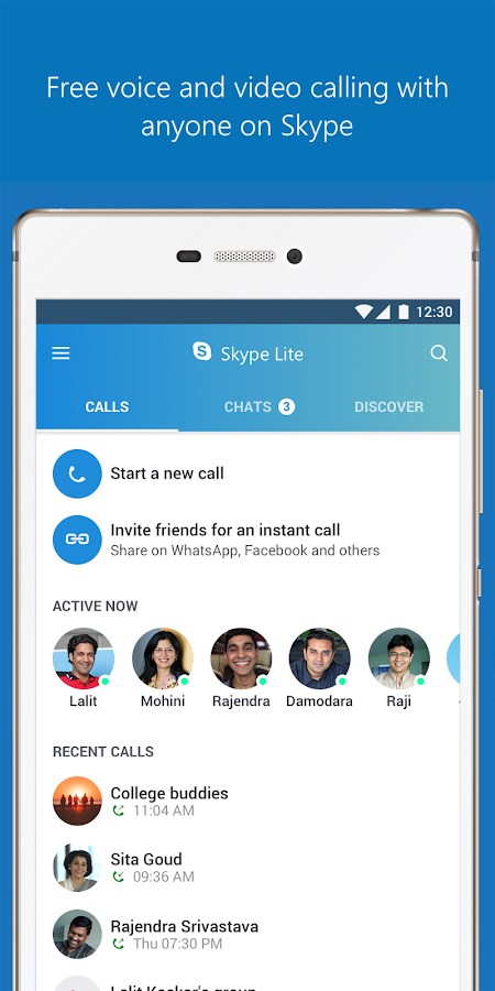 Skype Lite - Free Video Call & Chat - Imagem 2 do software