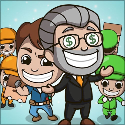 Logo Idle Factory Tycoon Ícone Logo Idle Factory Tycoon Ícone